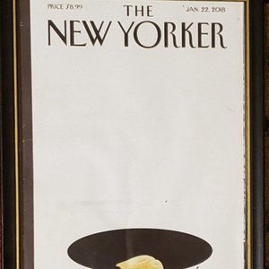 Framed Copy of The New Yorker Jan. 22, 2018 Cover